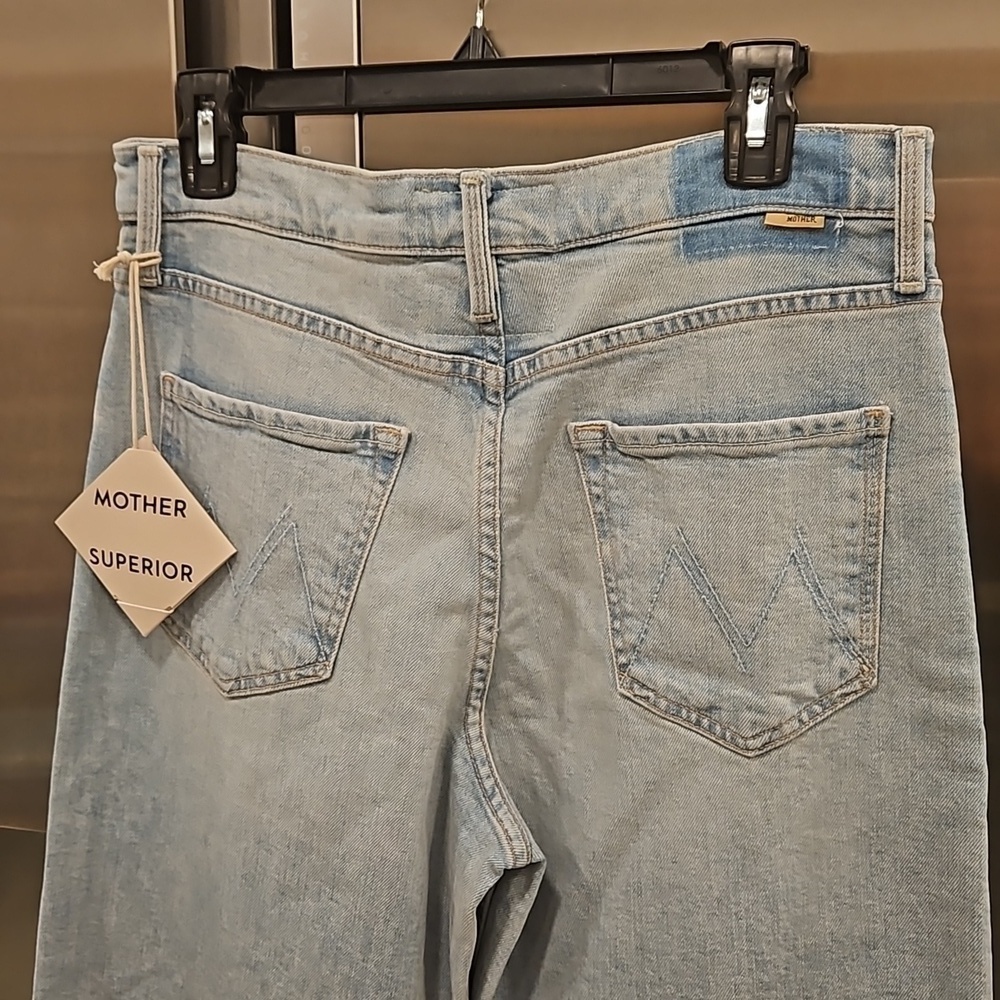 💕MOTHER SUPERIOR💕 High Waisted Spinner Skimp Jeans ~ Pre-Party 28 NWT - Picture 16 of 17